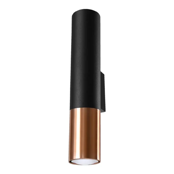 Kinkiet LOOPEZ czarny/miedź SL.0944 - Sollux Lighting