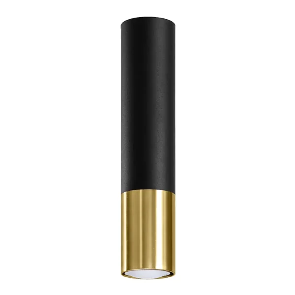 Plafon LOOPEZ czarny/złoty SL.0951 - Sollux Lighting