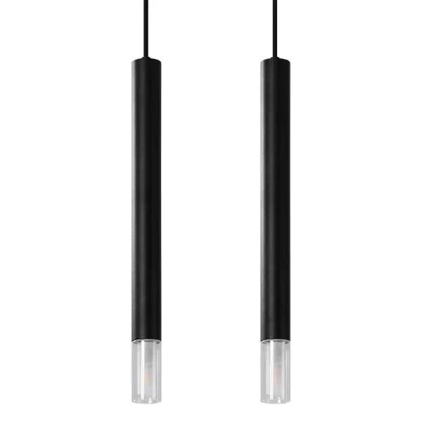 Lampa wisząca WEZYR 2 czarna SL.0961 - Sollux Lighting