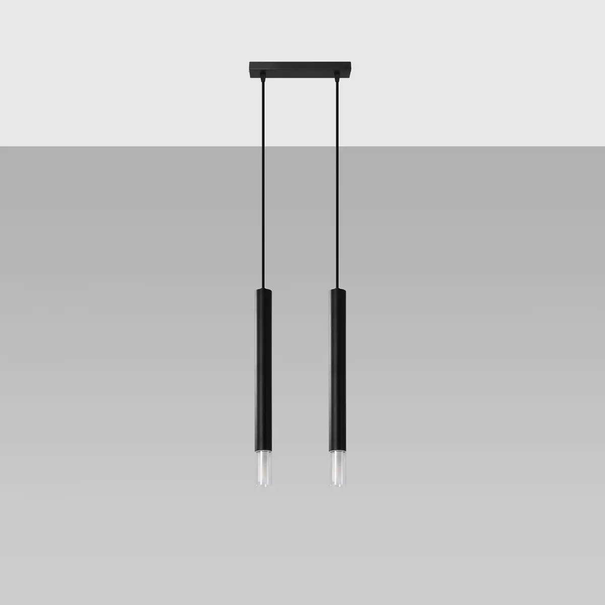 Lampa wisząca WEZYR 2 czarna SL.0961 - Sollux Lighting - obrazek 3