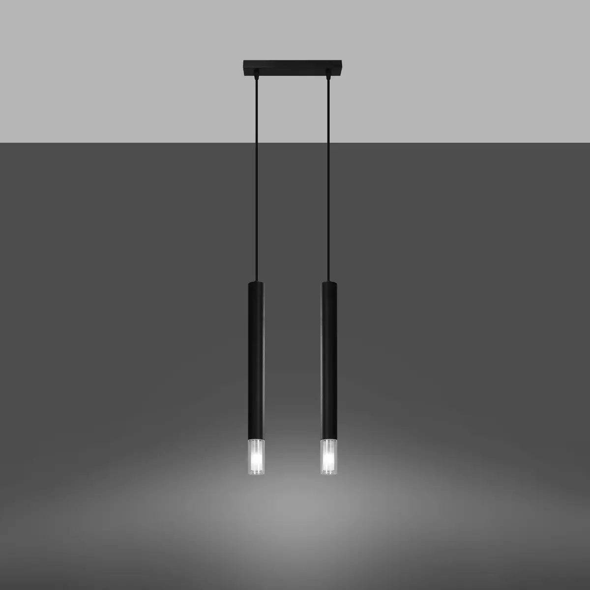 Lampa wisząca WEZYR 2 czarna SL.0961 - Sollux Lighting - obrazek 4