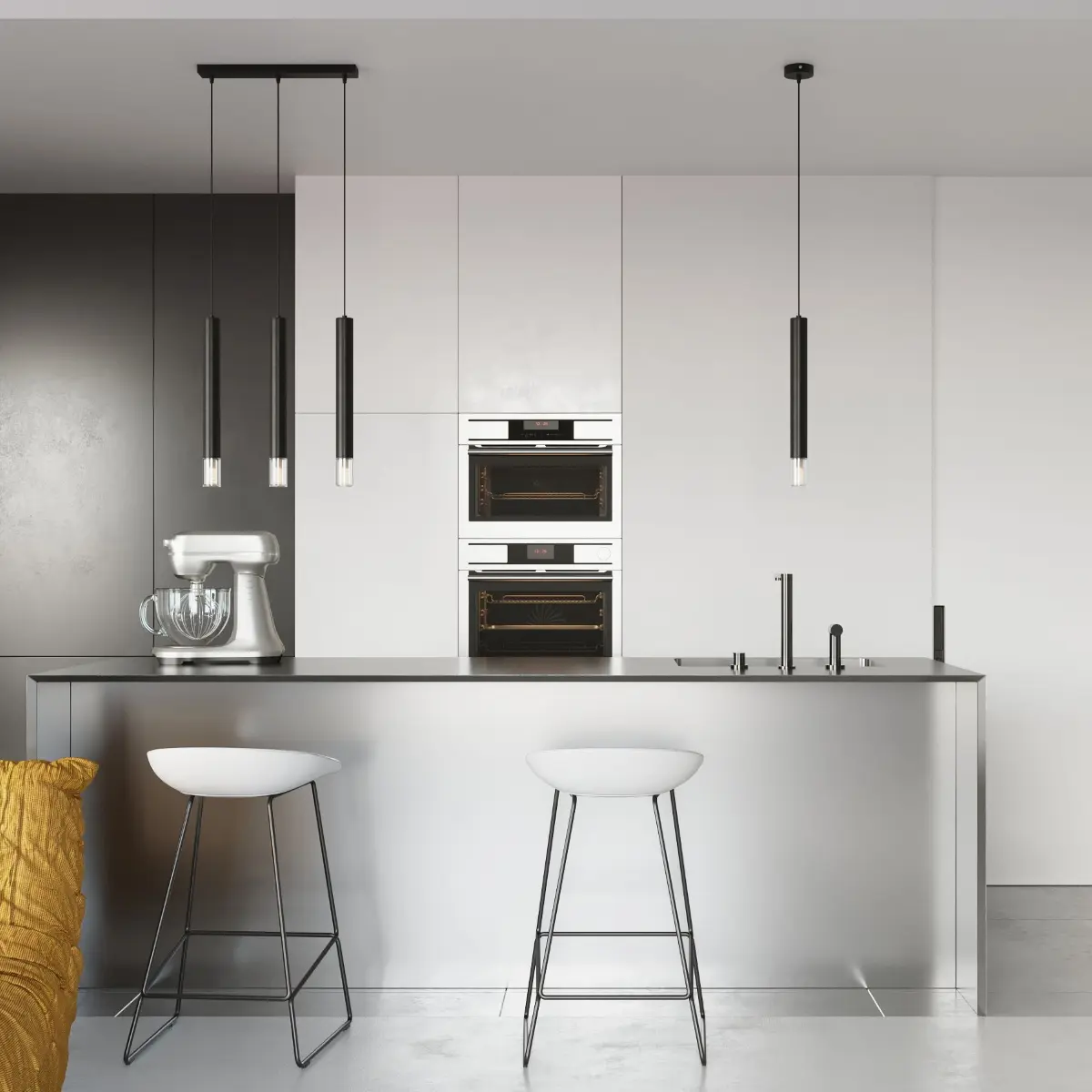 Lampa wisząca WEZYR 2 czarna SL.0961 - Sollux Lighting - obrazek 8