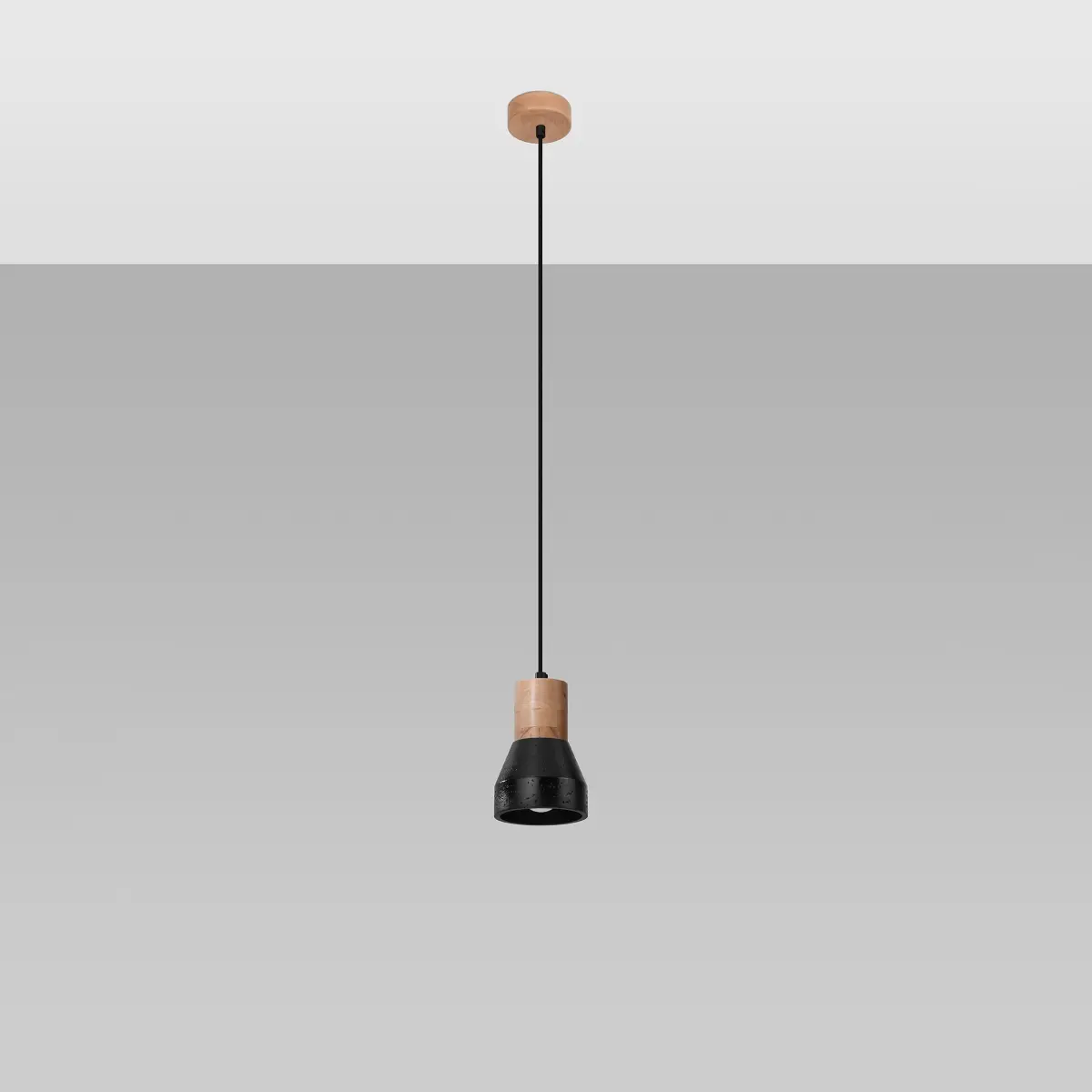 Lampa wisząca QUBIC czarna SL.0963 - Sollux Lighting - obrazek 3