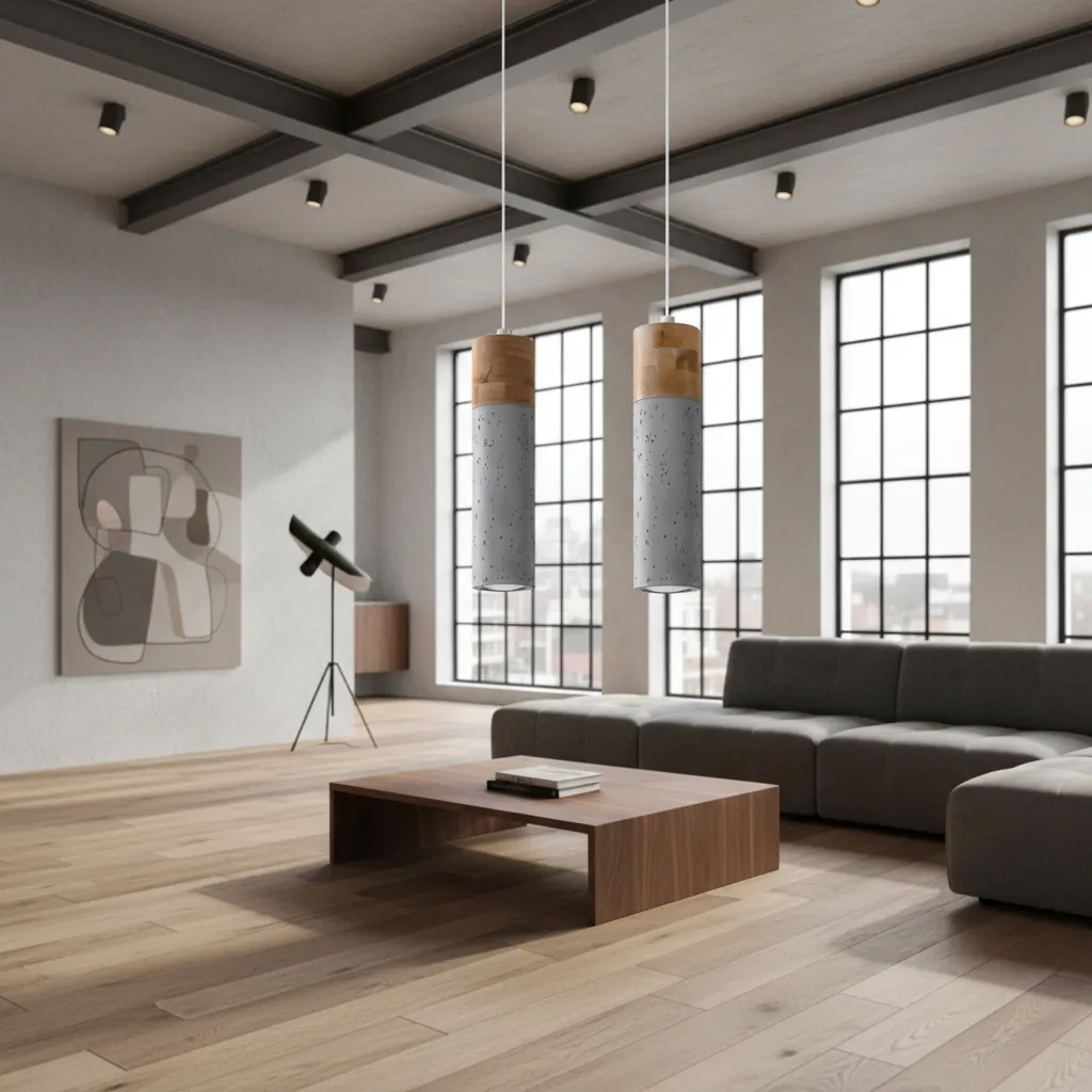 Lampa wisząca ZANE 2 szara SL.0966 - Sollux Lighting - obrazek 2