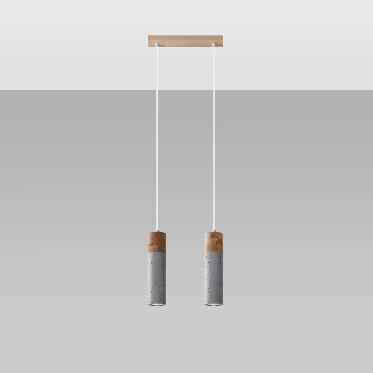 Lampa wisząca ZANE 2 szara SL.0966 - Sollux Lighting - obrazek 3
