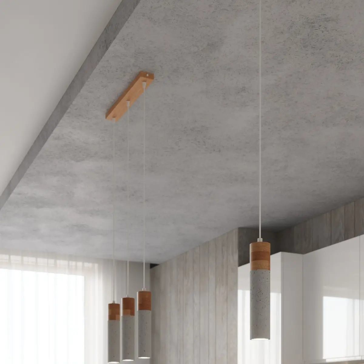 Lampa wisząca ZANE 2 szara SL.0966 - Sollux Lighting - obrazek 9