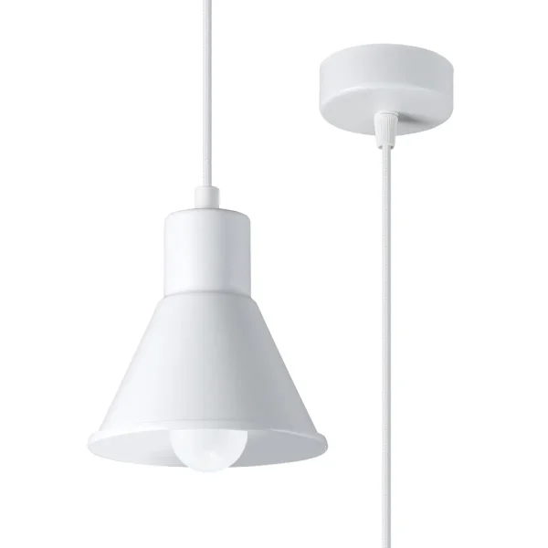 Lampa wisząca TALEJA 1 biała [E27] SL.0983 - Sollux Lighting