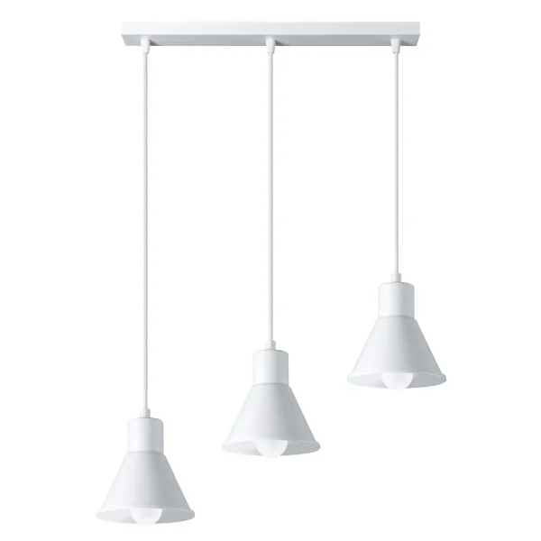 Lampa wisząca TALEJA 3 biała [E27] SL.0984 - Sollux Lighting