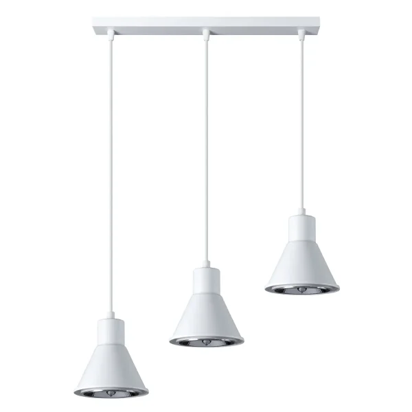 Lampa wisząca TAZILA 3 biała [ES111] SL.0988 - Sollux Lighting