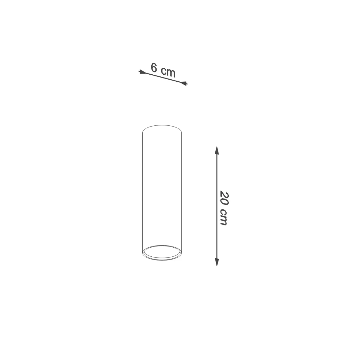 Plafon LAGOS 20 czarny SL.1001 - Sollux Lighting - obrazek 8