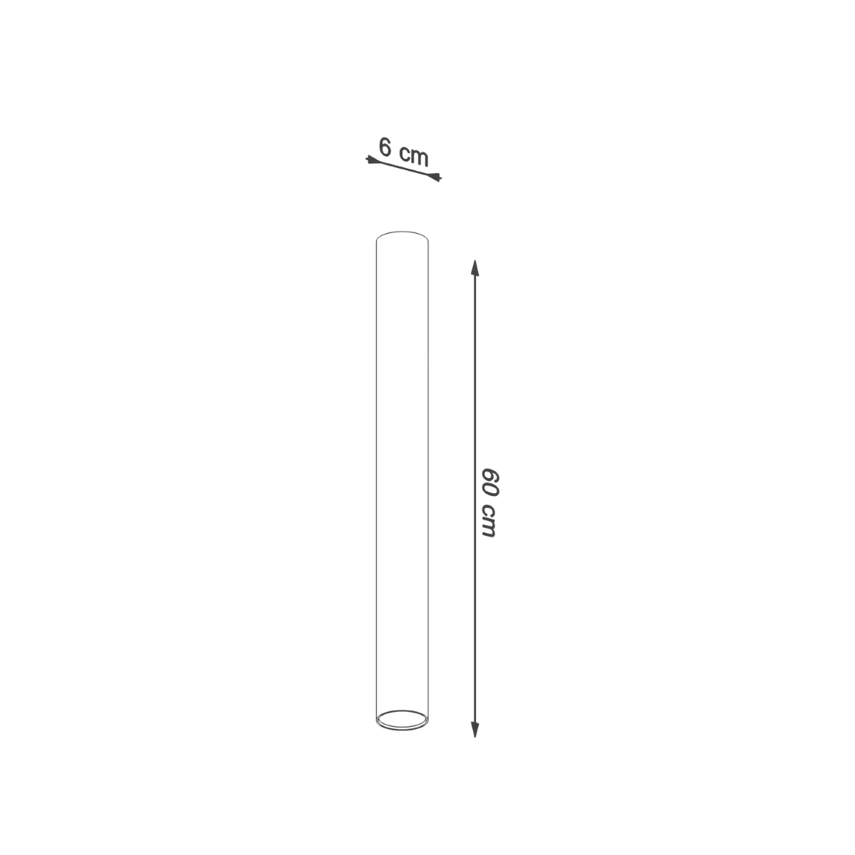 Plafon LAGOS 60 czarny SL.1003 - Sollux Lighting - obrazek 8