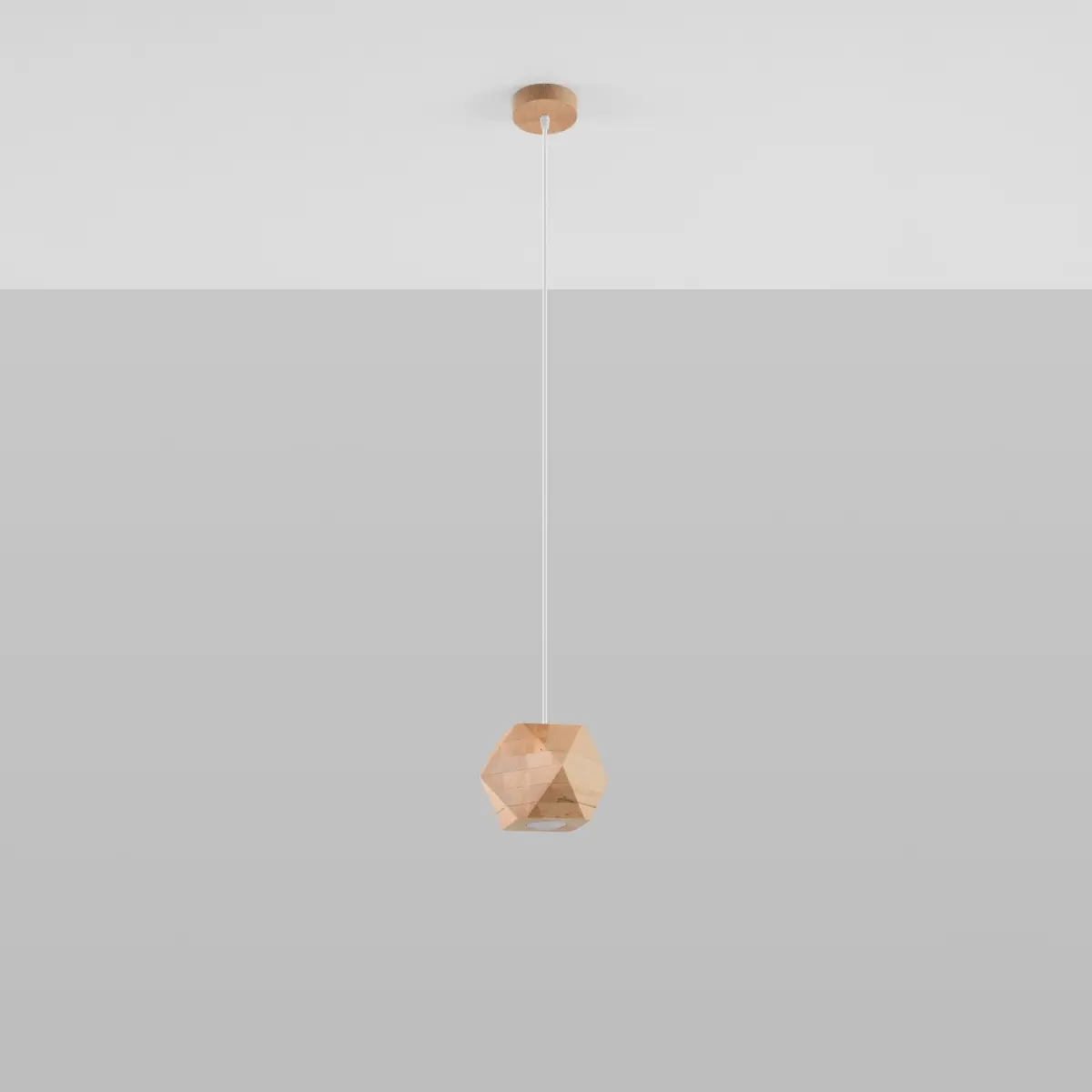Lampa wisząca WOODY naturalne drewno SL.1011 - Sollux Lighting - obrazek 3