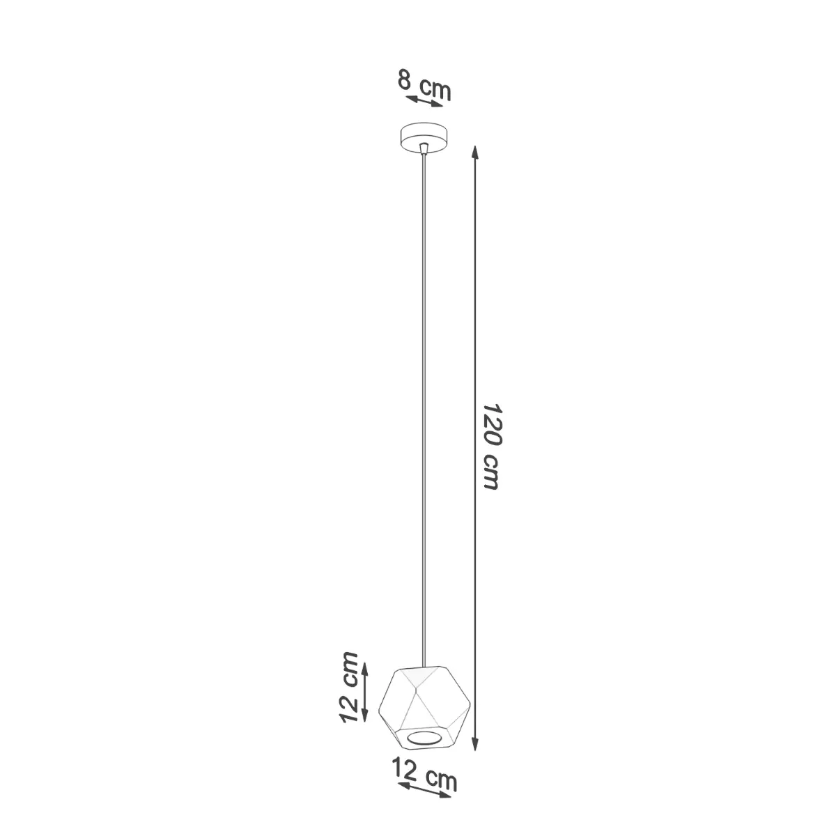 Lampa wisząca WOODY naturalne drewno SL.1011 - Sollux Lighting - obrazek 5