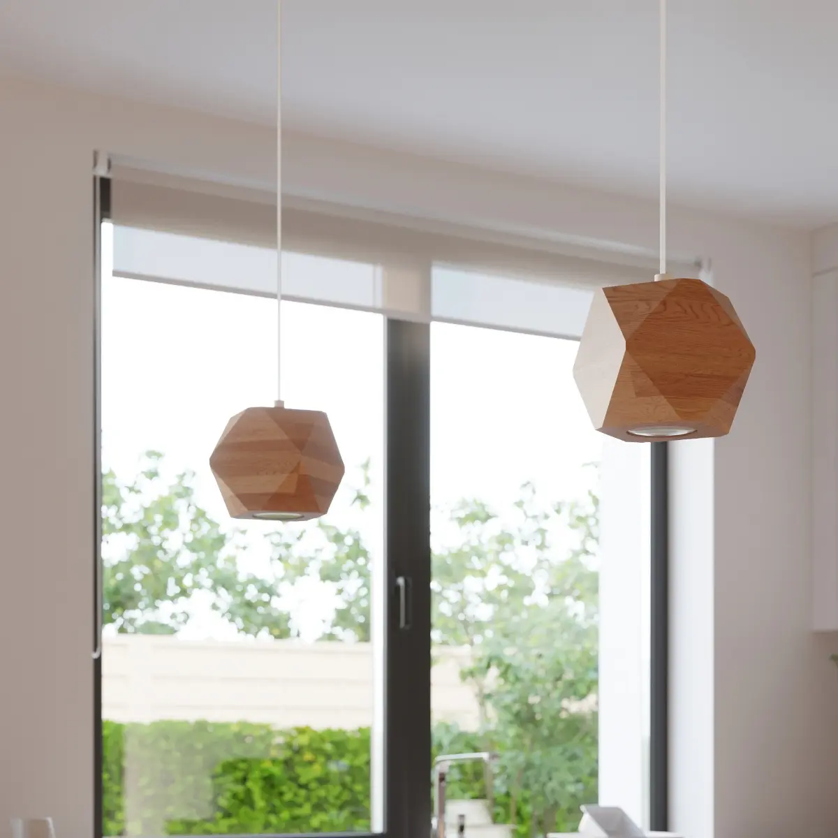 Lampa wisząca WOODY naturalne drewno SL.1011 - Sollux Lighting - obrazek 9