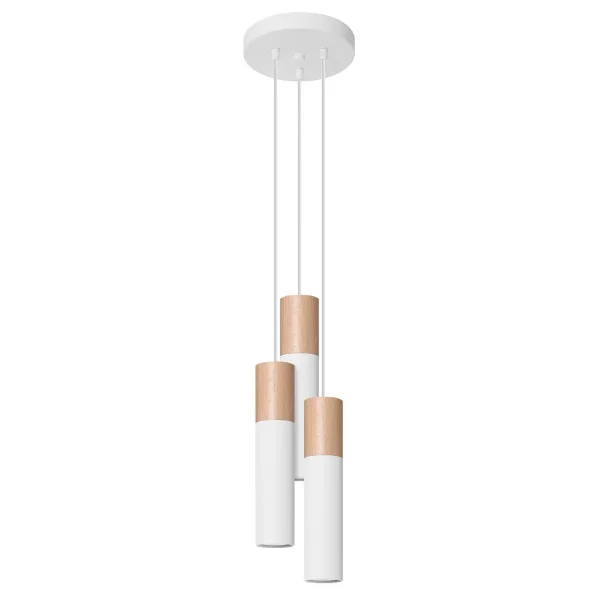 Lampa wisząca PABLO 3P biała SL.1013 - Sollux Lighting