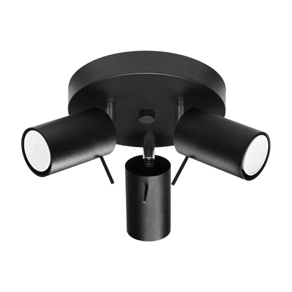 Plafon RING 3P czarny SL.1016 - Sollux Lighting