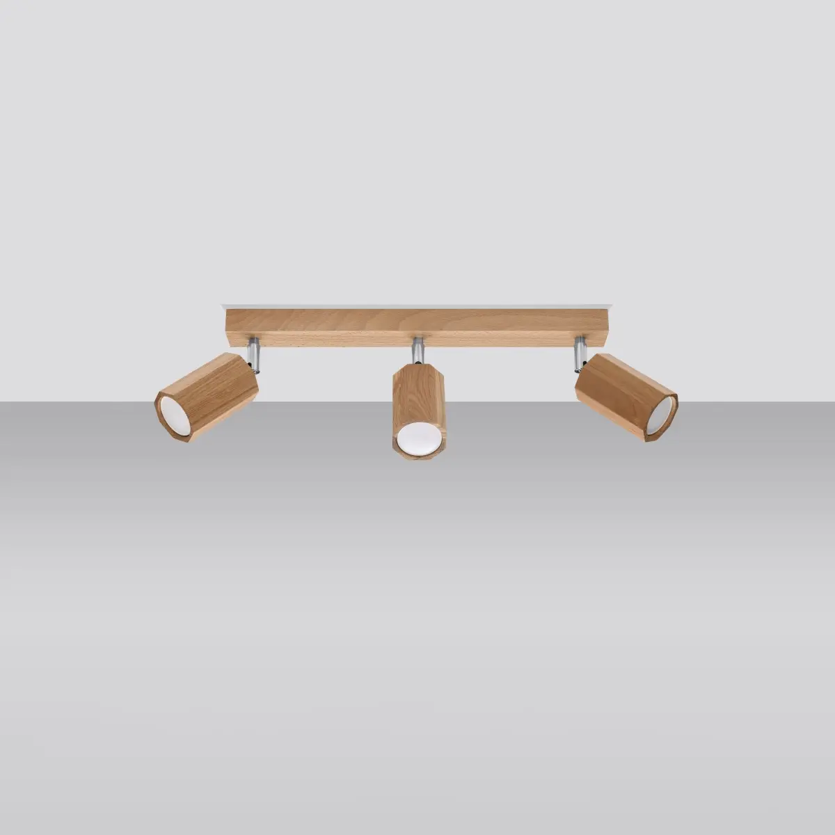 Plafon ZEKE 3 dąb SL.1030 - Sollux Lighting - obrazek 3