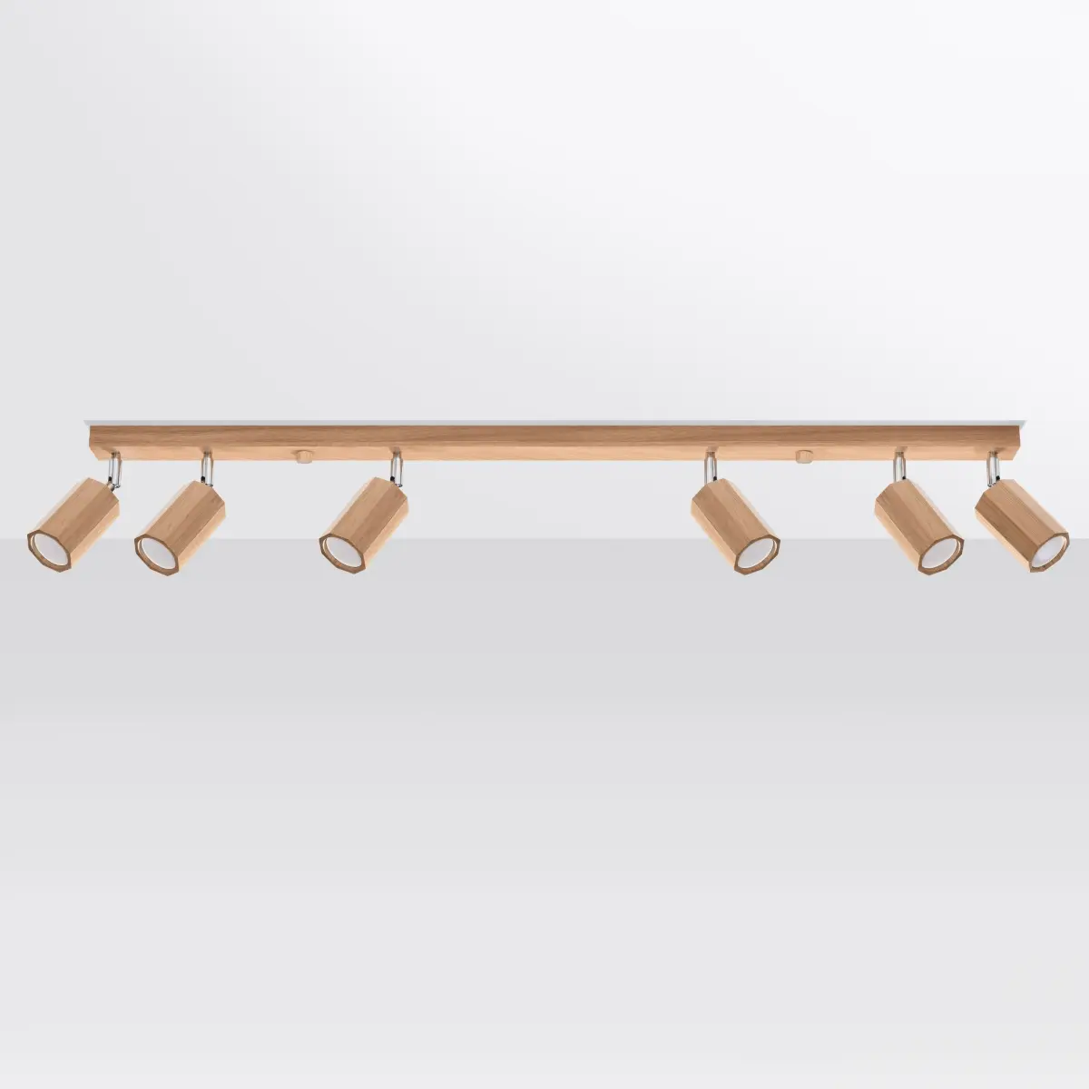 Plafon ZEKE 6 dąb SL.1032 - Sollux Lighting - obrazek 3