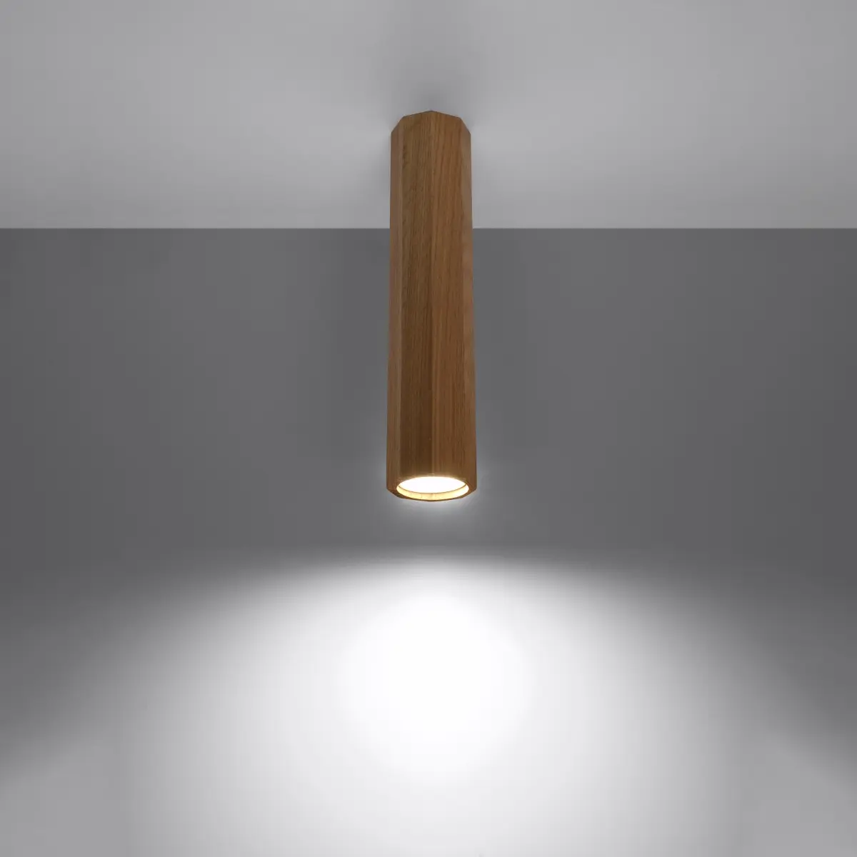 Plafon ZEKE 30 dąb SL.1034 - Sollux Lighting - obrazek 4