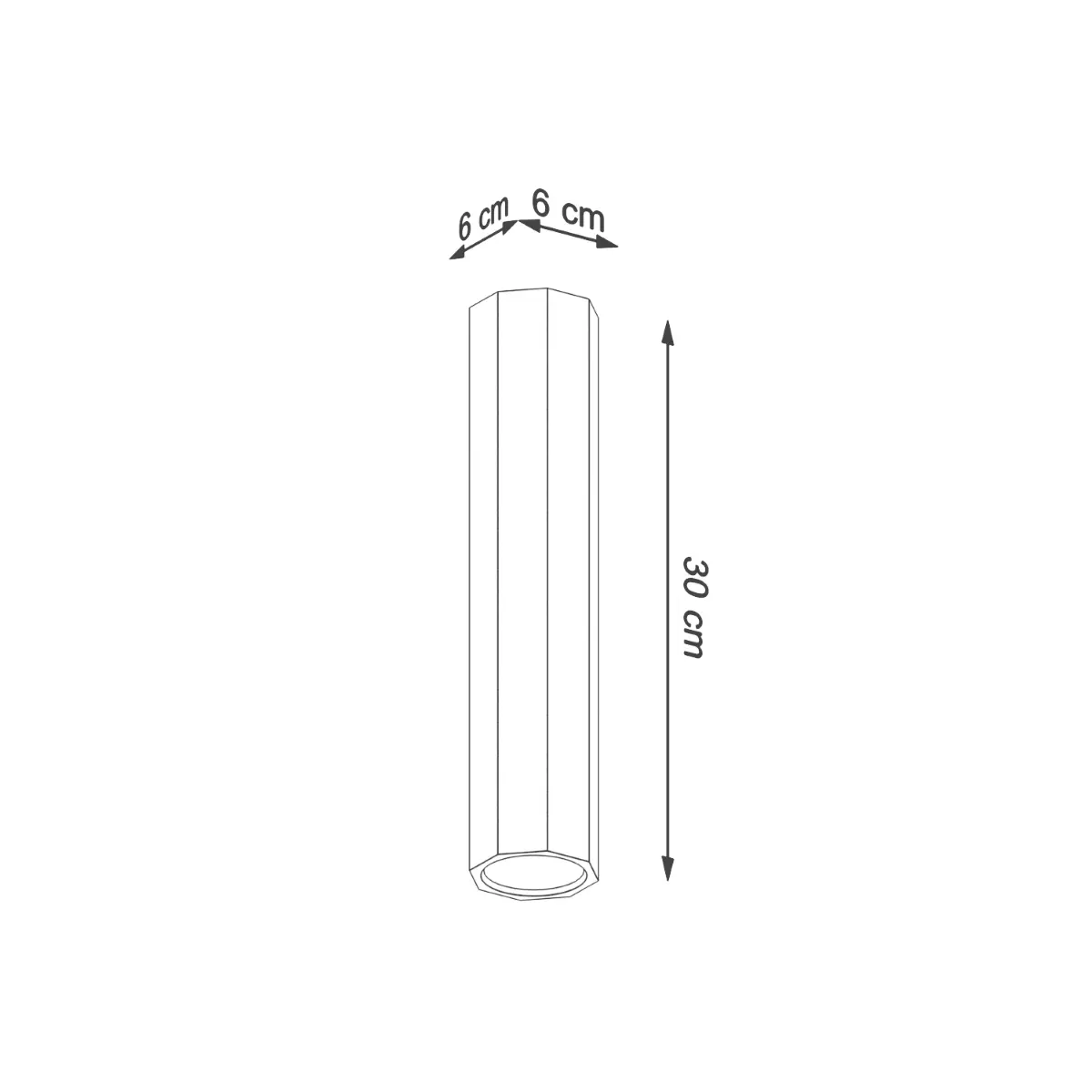Plafon ZEKE 30 dąb SL.1034 - Sollux Lighting - obrazek 5
