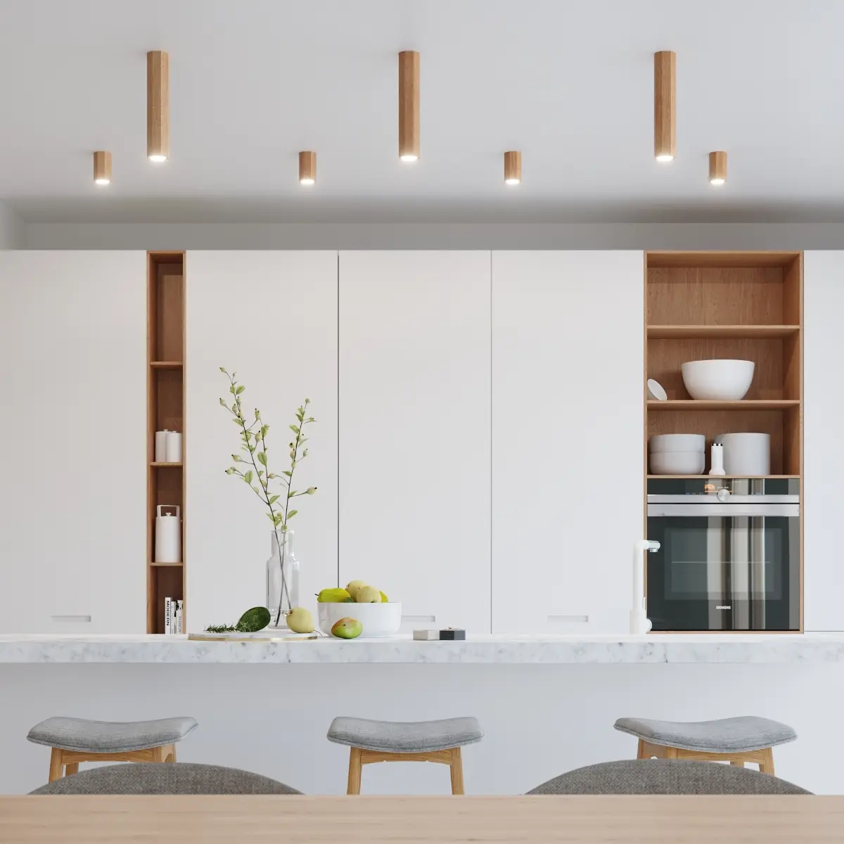 Plafon ZEKE 30 dąb SL.1034 - Sollux Lighting - obrazek 9