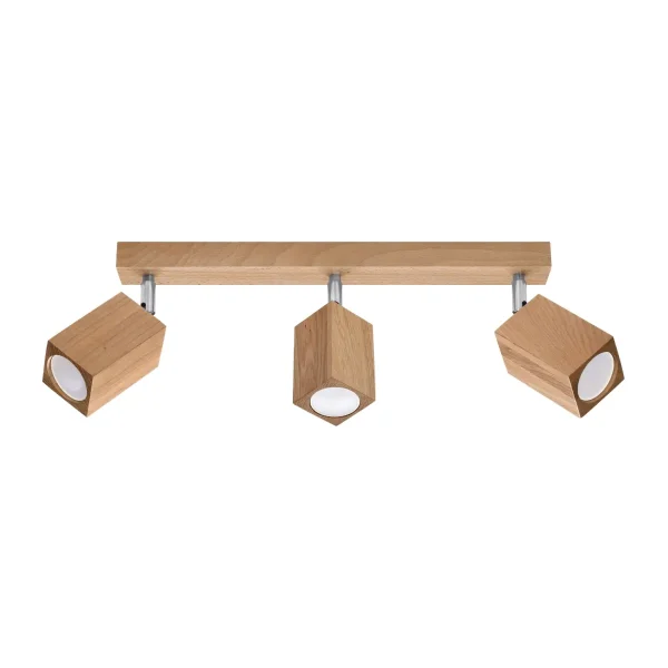 Plafon KEKE 3 dąb SL.1037 - Sollux Lighting