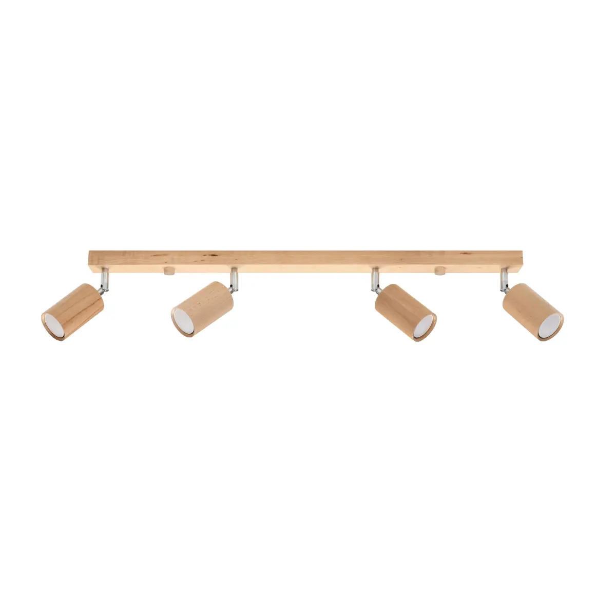 Plafon BERG 4 naturalne drewno SL.1042 - Sollux Lighting