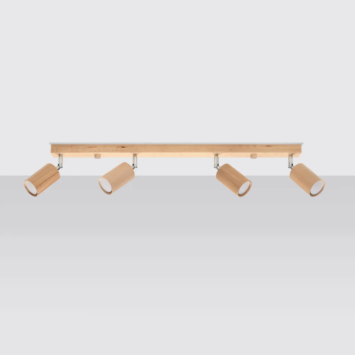 Plafon BERG 4 naturalne drewno SL.1042 - Sollux Lighting - obrazek 3