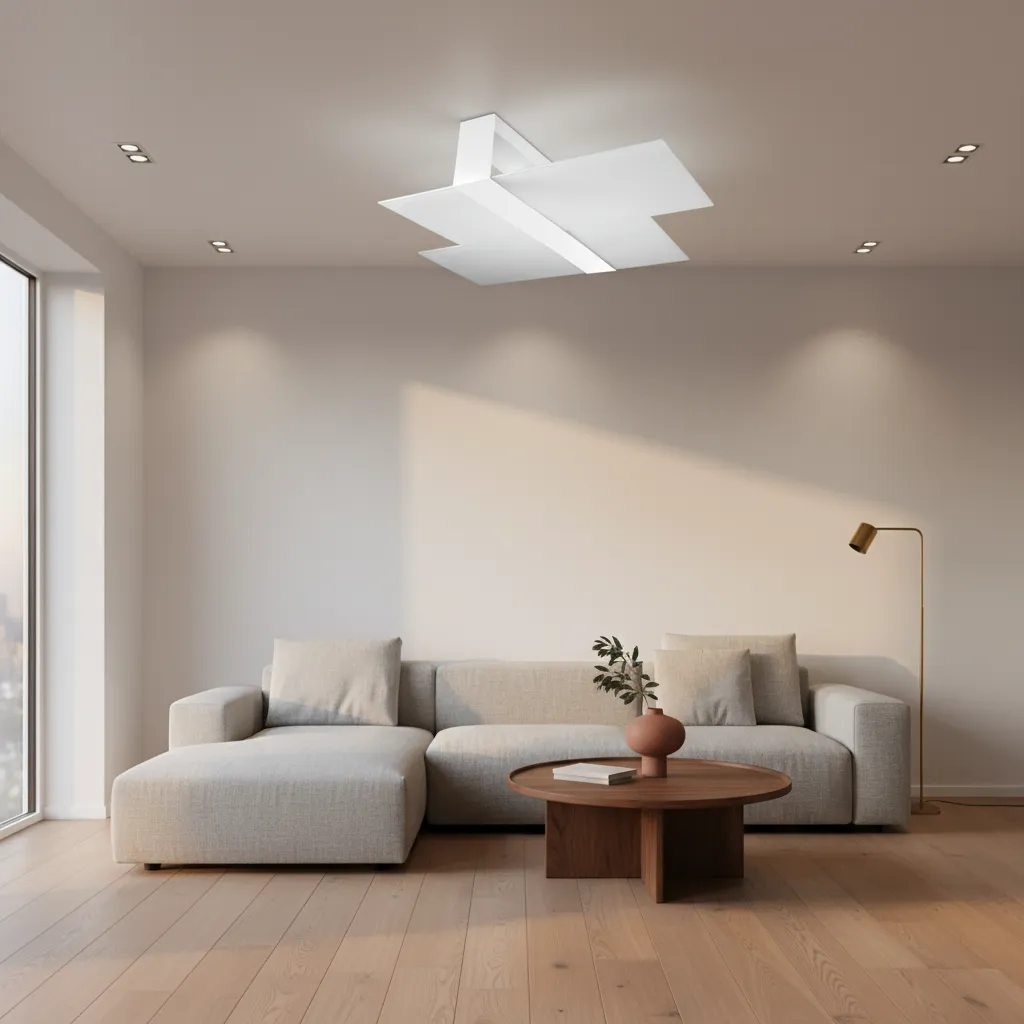 Plafon MASSIMO biały SL.1045 - Sollux Lighting - obrazek 2