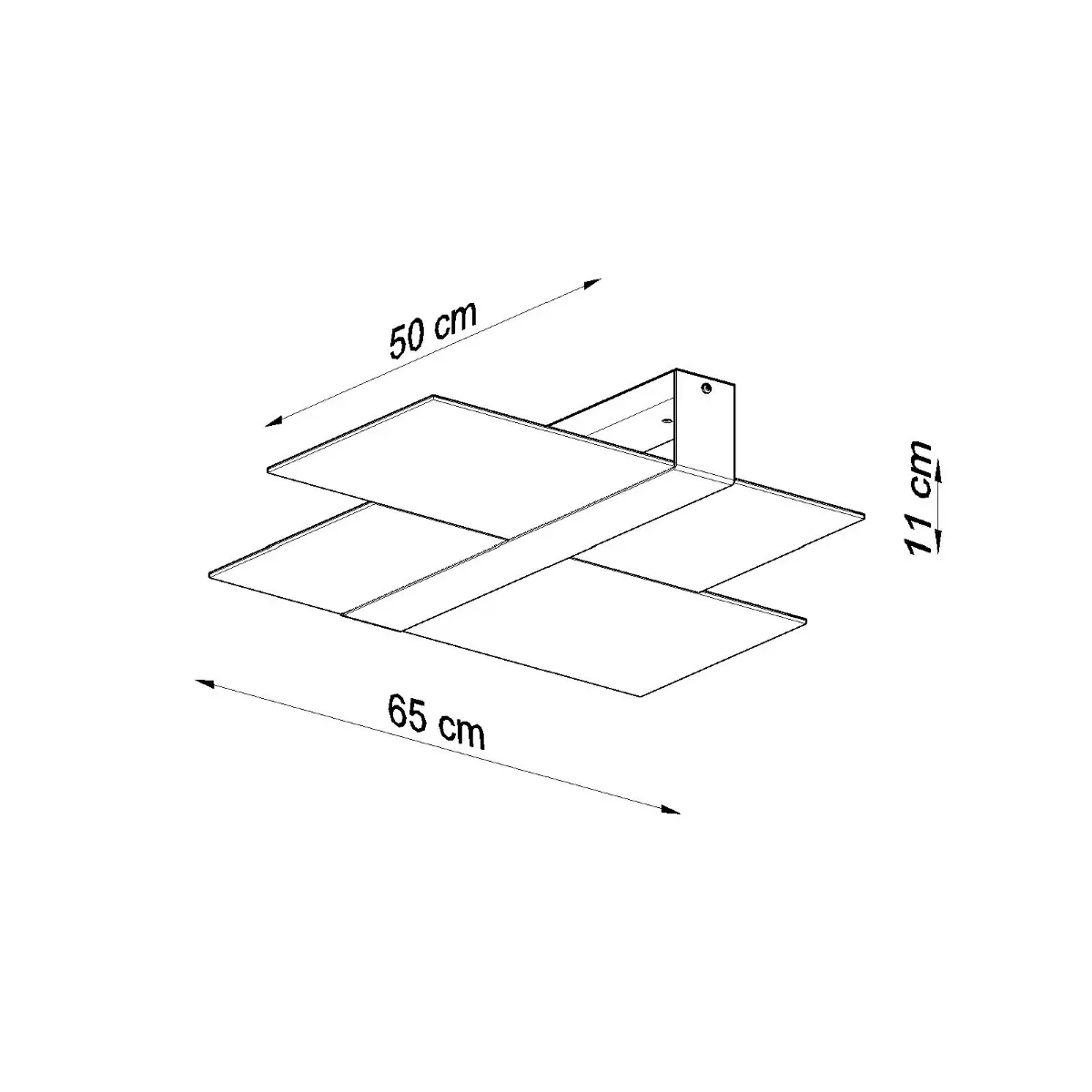 Plafon MASSIMO biały SL.1045 - Sollux Lighting - obrazek 5