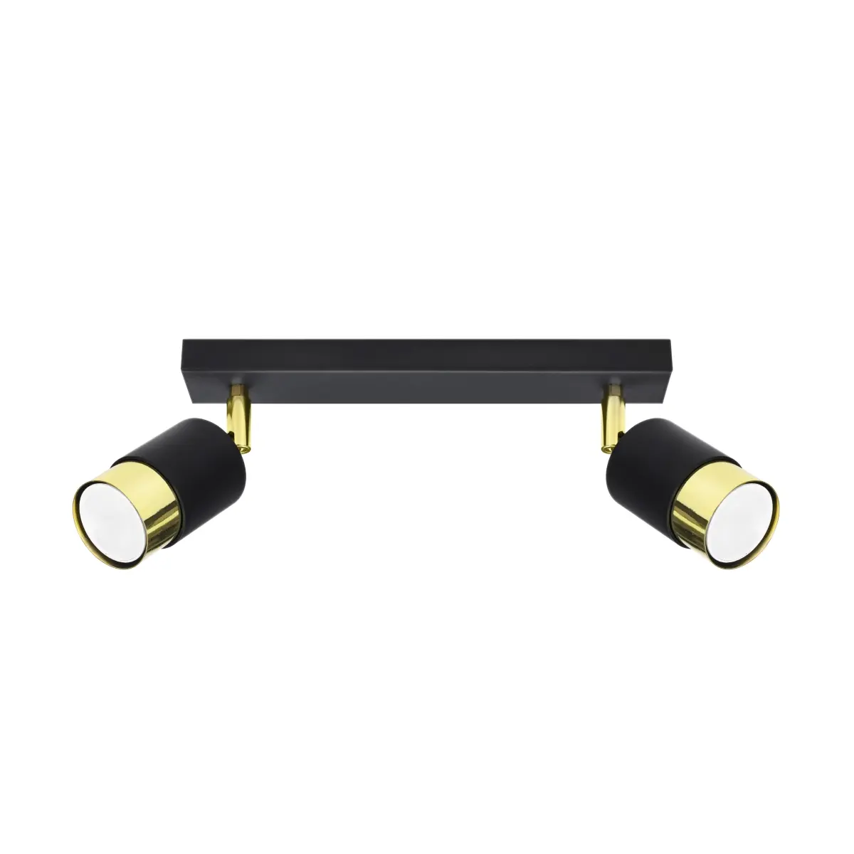 Plafon NERO 2 czarny/złoty SL.1070 - Sollux Lighting