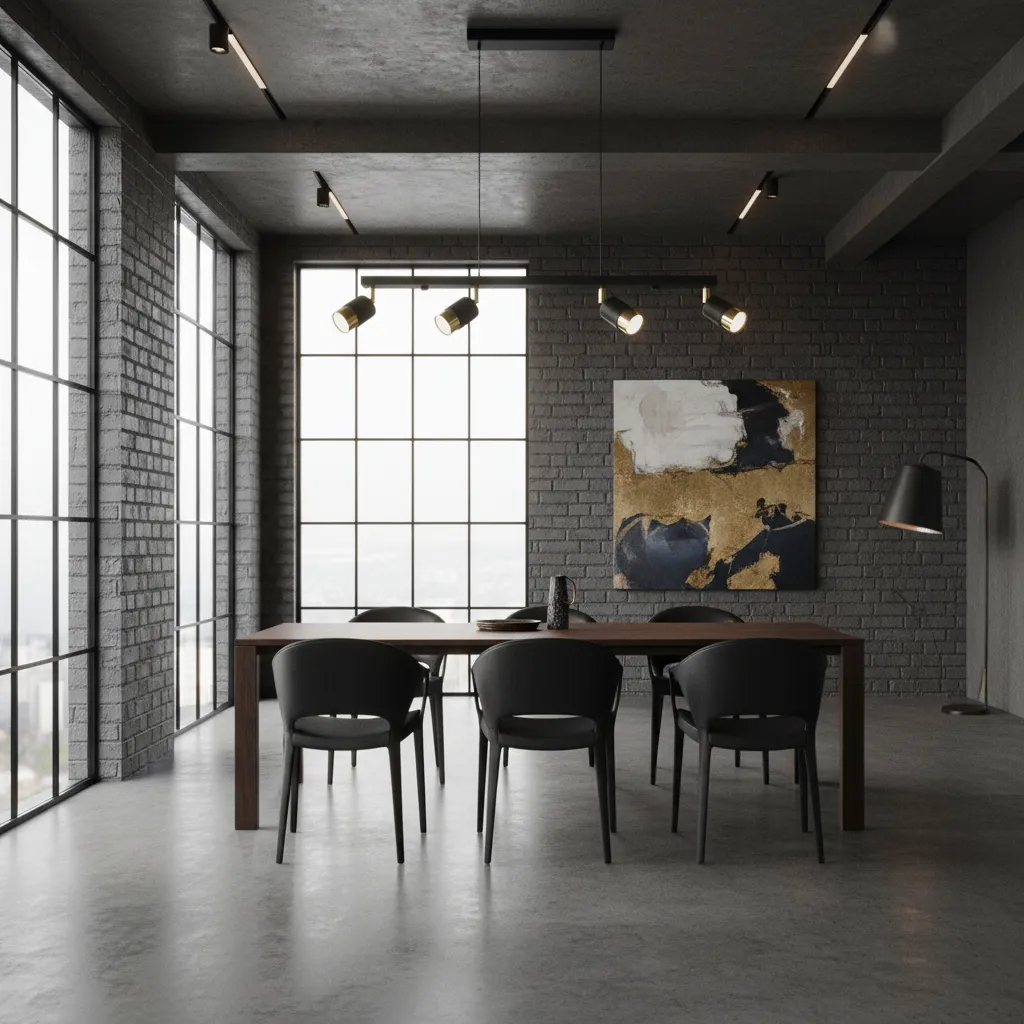 Plafon NERO 4 czarny/złoty SL.1072 - Sollux Lighting - obrazek 2