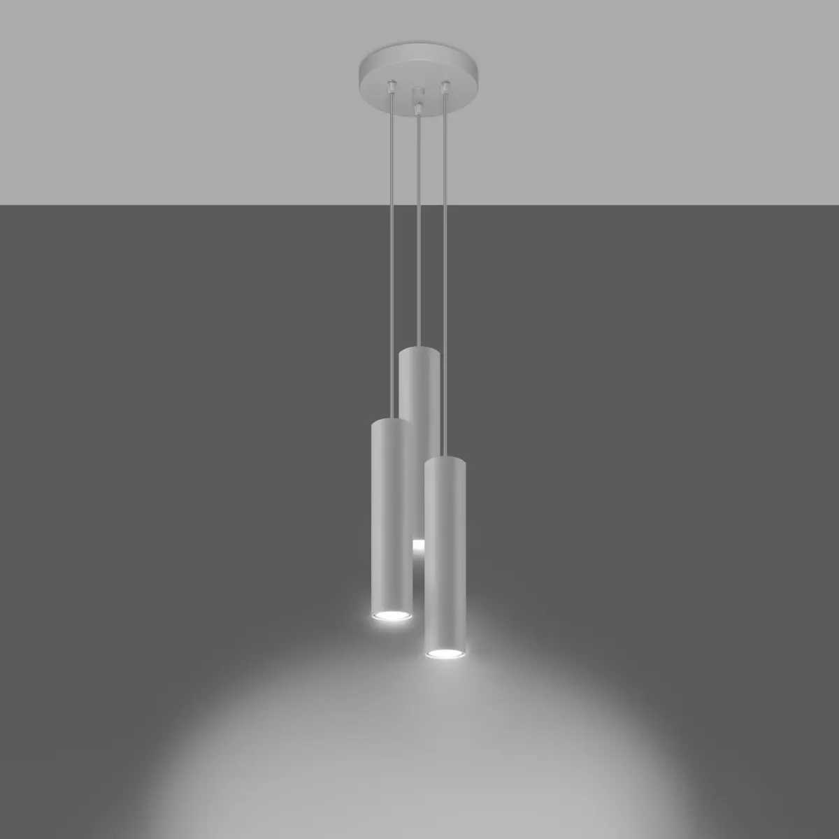 Lampa wisząca LAGOS 3P biały SL.1078 - Sollux Lighting - obrazek 4