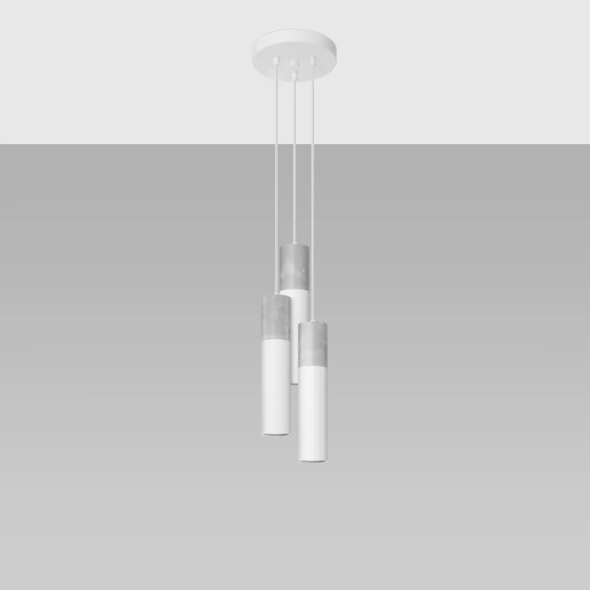 Lampa wisząca BORGIO 3P biały SL.1080 - Sollux Lighting - obrazek 3