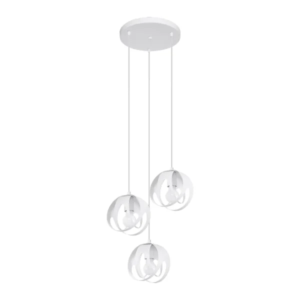 Lampa wisząca TULOS 3P biała SL.1084 - Sollux Lighting
