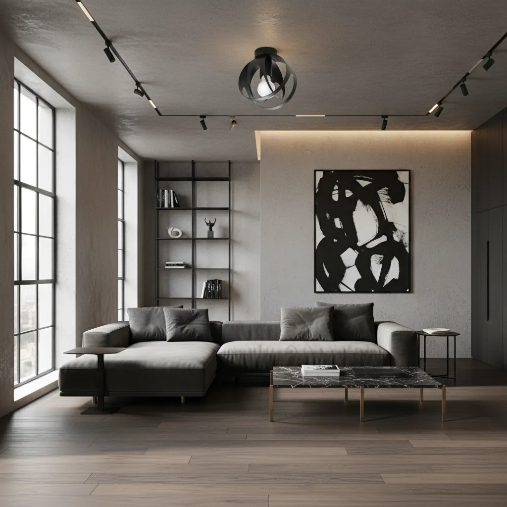 Plafon TULOS czarny SL.1086 - Sollux Lighting - obrazek 2