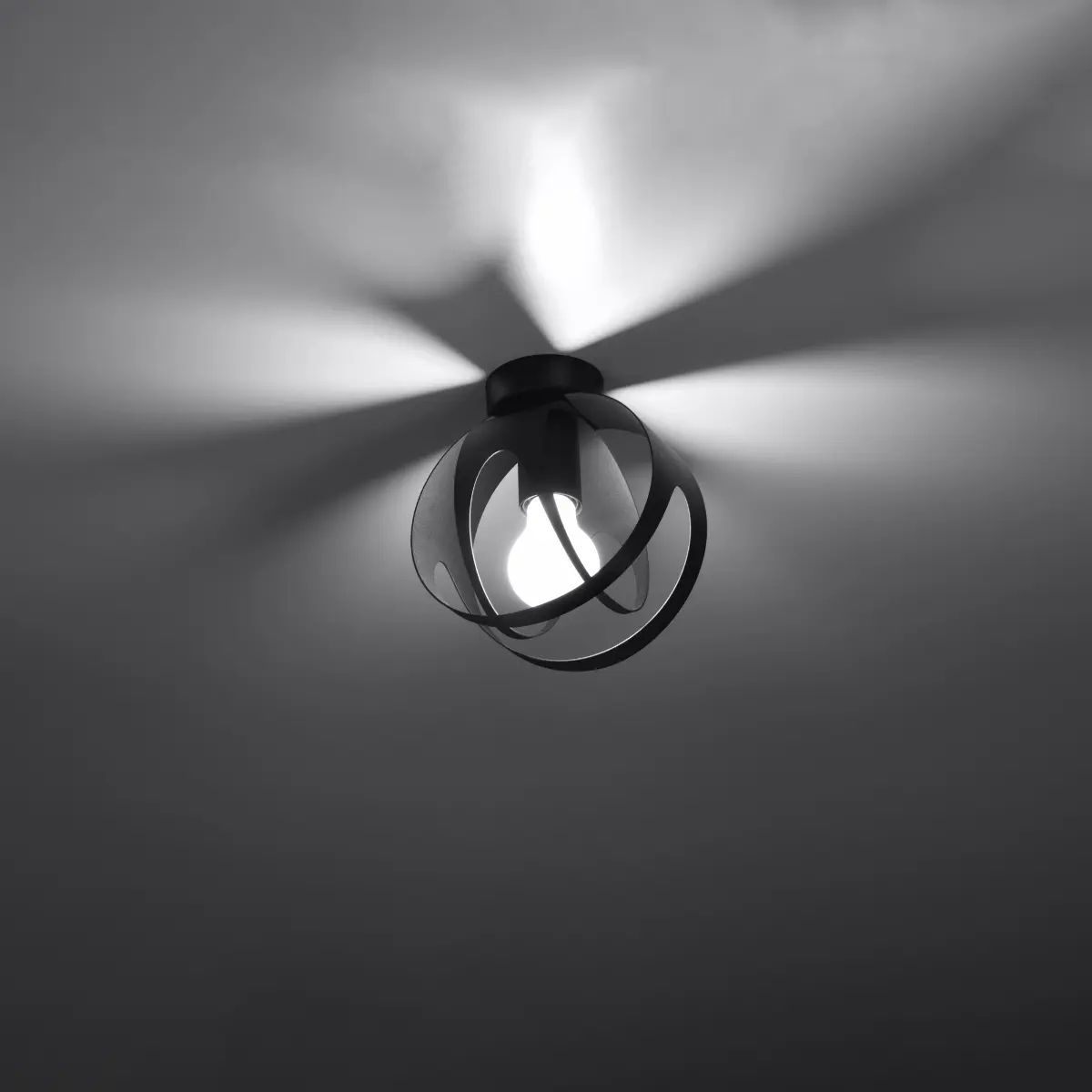 Plafon TULOS czarny SL.1086 - Sollux Lighting - obrazek 4
