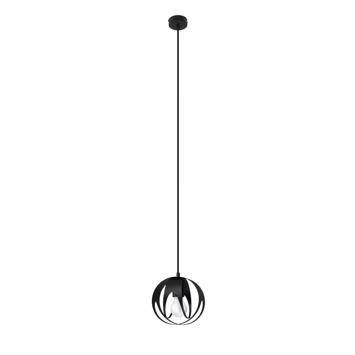 Lampa wisząca TULOS 1 czarna SL.1087 - Sollux Lighting