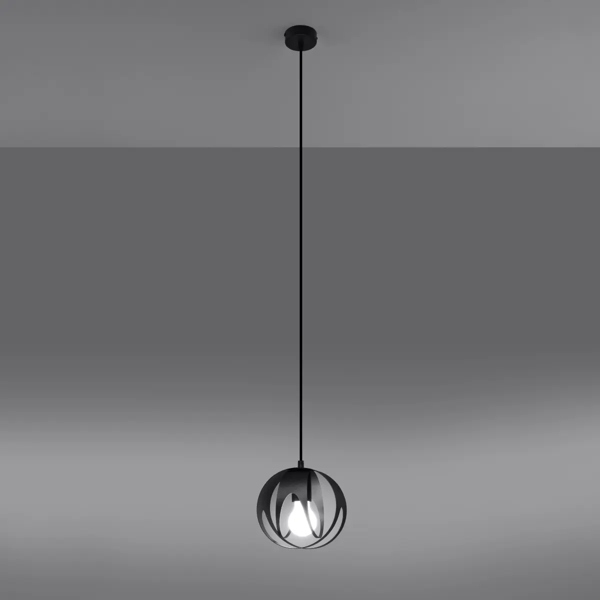 Lampa wisząca TULOS 1 czarna SL.1087 - Sollux Lighting - obrazek 4