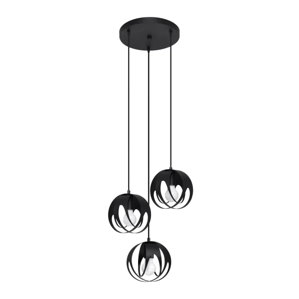 Lampa wisząca TULOS 3P czarna SL.1088 - Sollux Lighting
