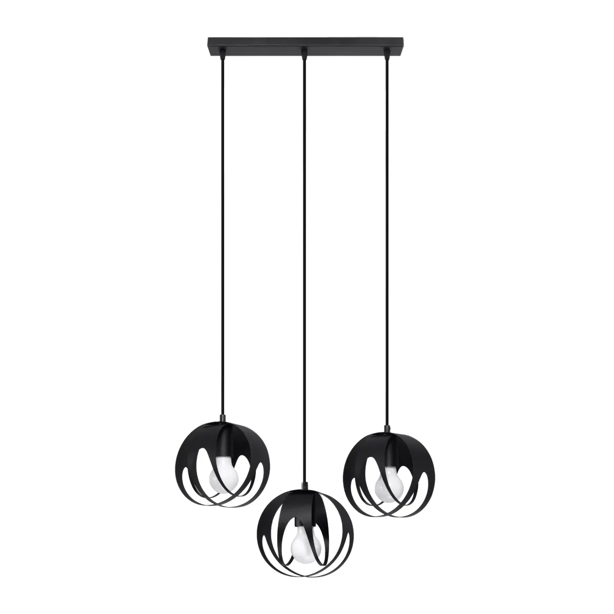 Lampa wisząca TULOS 3L czarna SL.1089 - Sollux Lighting