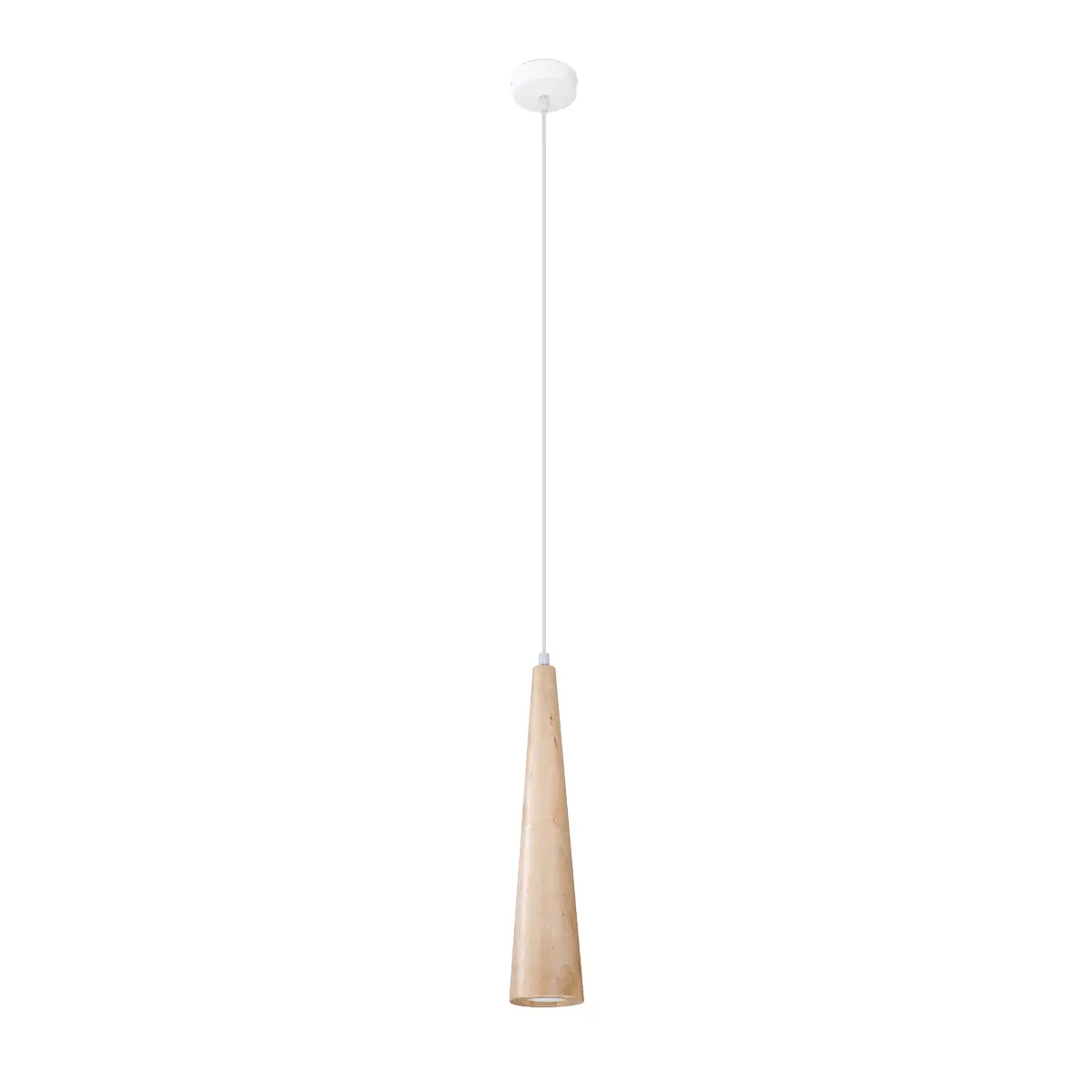 Lampa wisząca SULA 1 naturalne drewno SL.1100 - Sollux Lighting