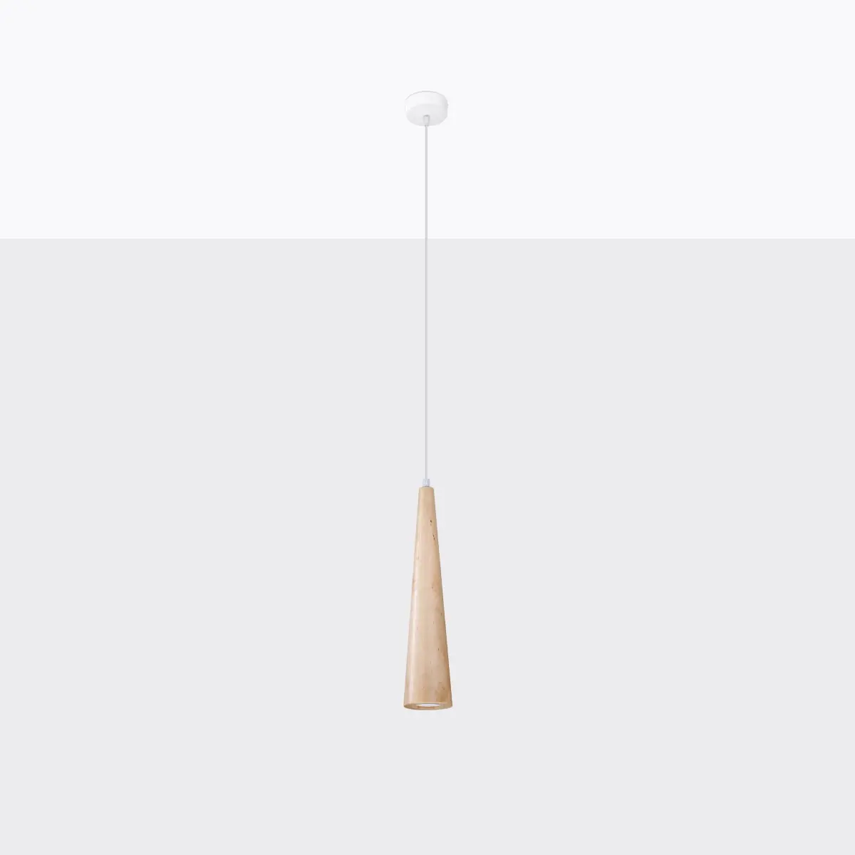 Lampa wisząca SULA 1 naturalne drewno SL.1100 - Sollux Lighting - obrazek 3