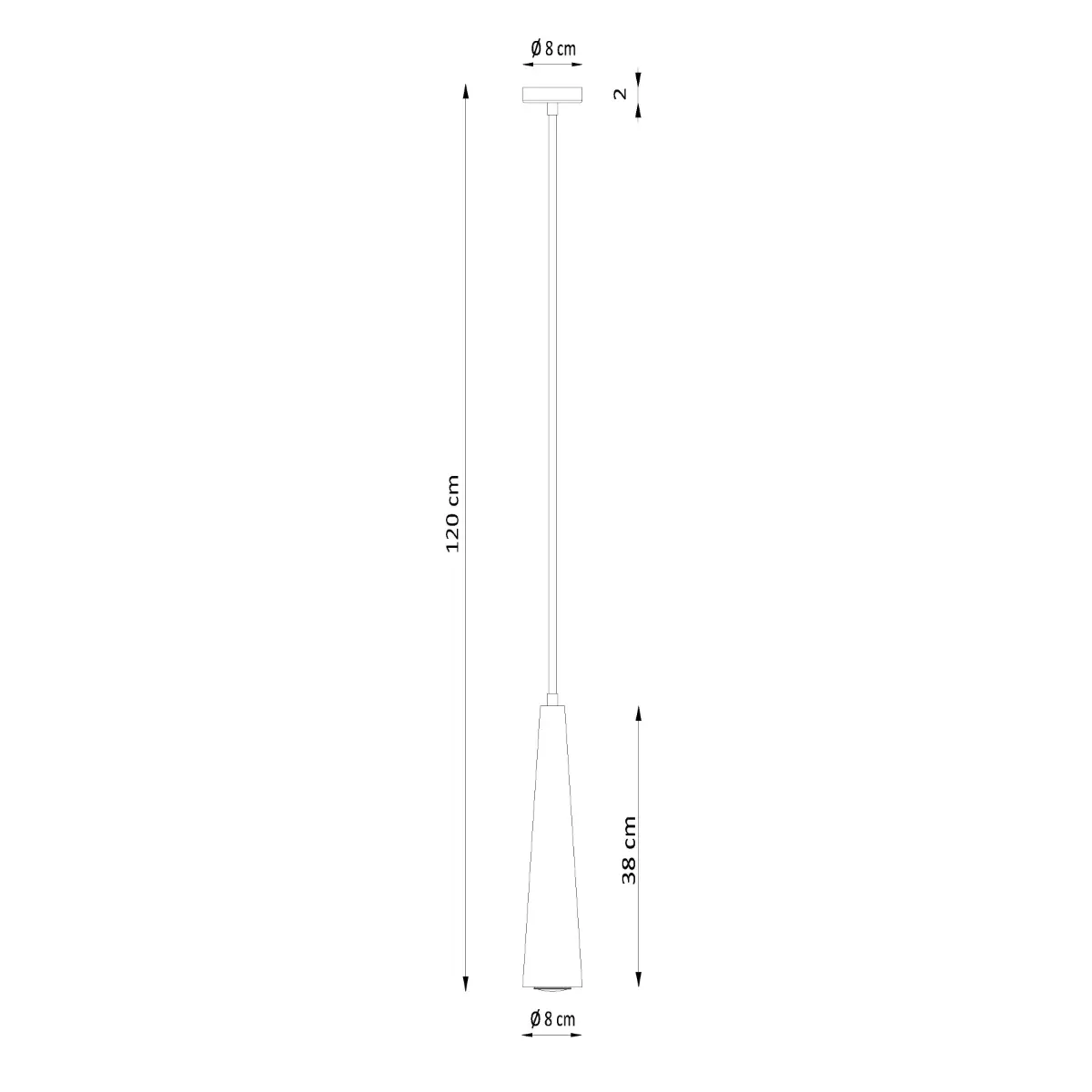 Lampa wisząca SULA 1 naturalne drewno SL.1100 - Sollux Lighting - obrazek 5