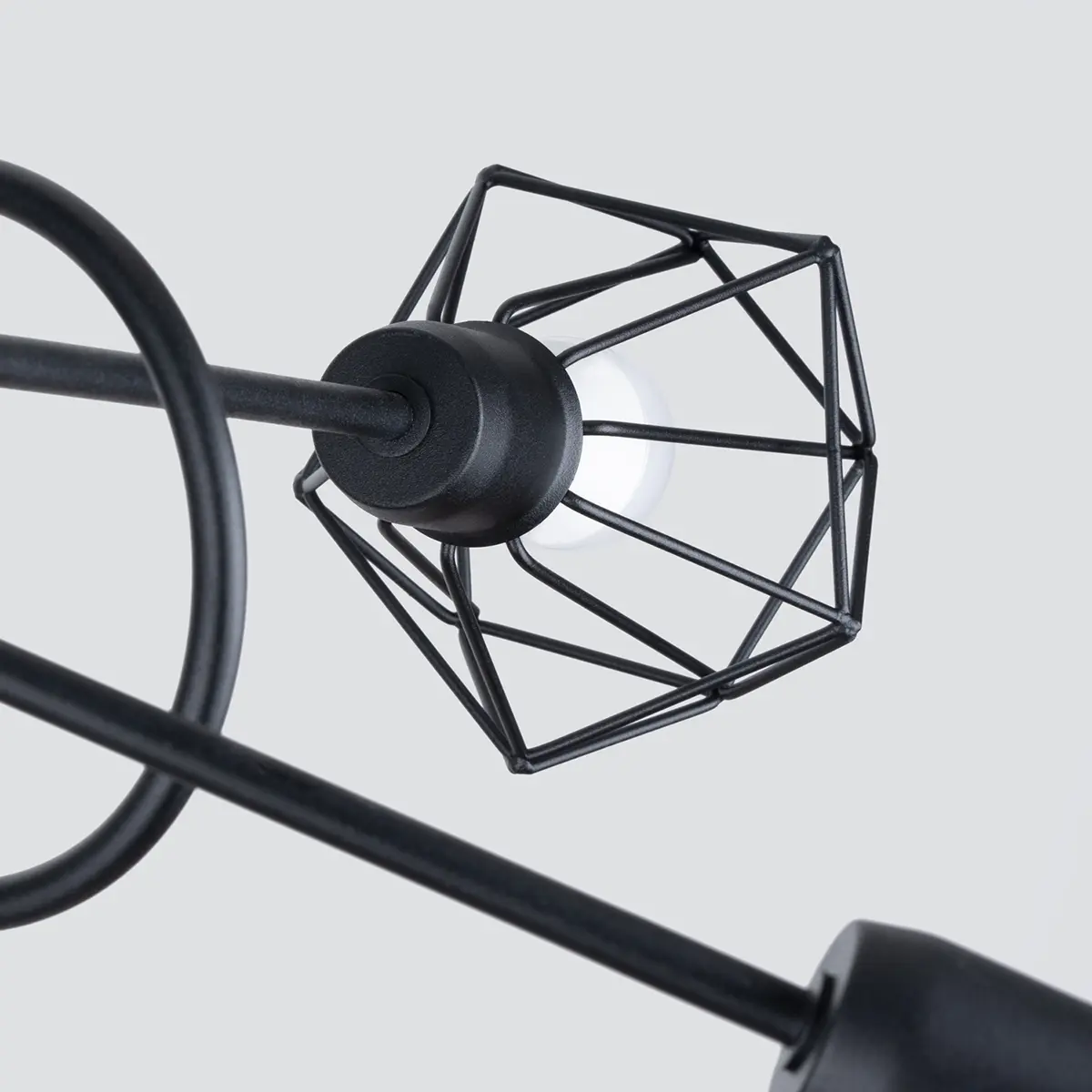 Żyrandol ARTEMIS 5S czarny SL.1110 - Sollux Lighting - obrazek 5