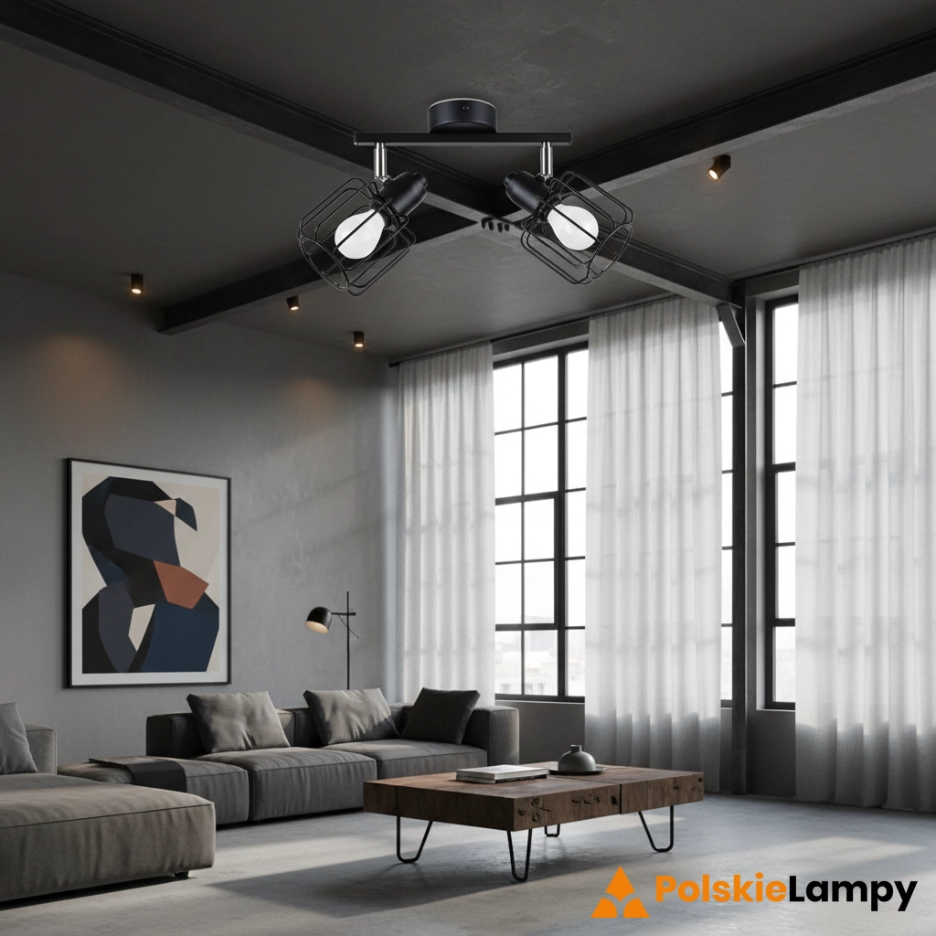 Plafon BELUCI 2 czarny SL.1115 - Sollux Lighting - obrazek 2