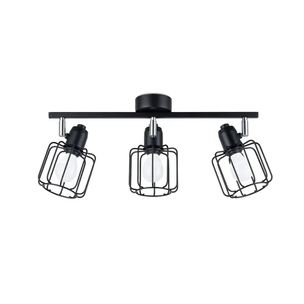 Plafon BELUCI 3 czarny SL.1116 - Sollux Lighting