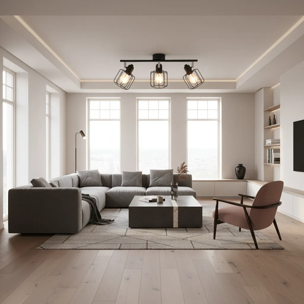 Plafon BELUCI 3 czarny SL.1116 - Sollux Lighting - obrazek 2