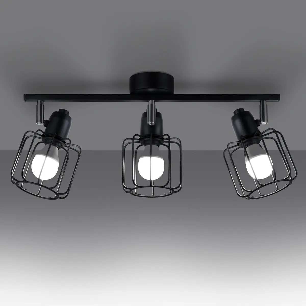 Plafon BELUCI 3 czarny SL.1116 - Sollux Lighting - obrazek 4