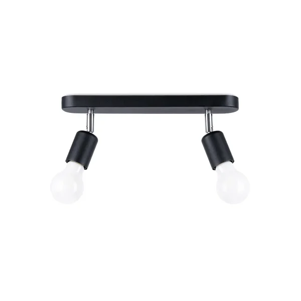Plafon FORNES 2 czarny SL.1121 - Sollux Lighting